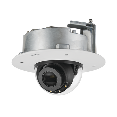 Cámara IP Domo Interior 2MP /Fácil de Instalar en Plafón/ Lente Motorizado 2.8-12mm / IR 50M / WDR 150db / H.265 & WiseStream II