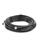 Jumper Coaxial de 50 Ohm con Cable Wilson-400 | Conector N Macho en los Extremos | 15.24 Metros (50 Pies) de Longitud.