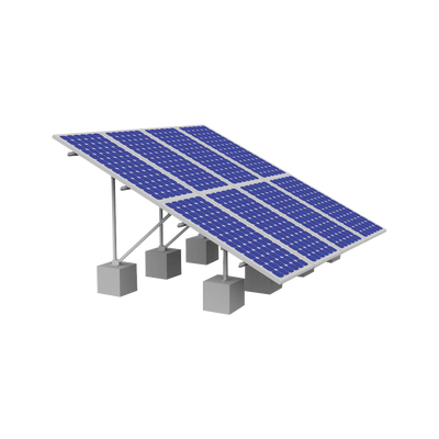 Montaje para Panel Solar, Riel de 2100mm para Módulos con Espesor de 40mm, Velocidad de Viento Máx. 151km/h