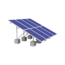 Montaje para Panel Solar, Riel de 2100mm para Módulos con Espesor de 40mm, Velocidad de Viento Máx. 151km/h