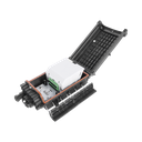 Caja de Distribución de Fibra Óptica para 48 Empalmes con 16 Acopladores SC/APC, Enterrado Directo, IP68