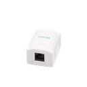 Caja de Pared con 1 Puerto, Incluye 1 Jack UTP Cat6A