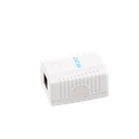 Caja de Pared con 1 Puerto, Incluye 1 Jack UTP Cat6A