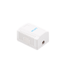 Caja de Pared con 1 Puerto, Incluye 1 Jack UTP Cat6A