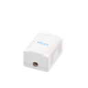 Caja de Pared con 1 Puerto, Incluye 1 Jack UTP Cat6A