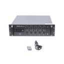 Mezclador Amplificador de Audio - 4 zonas de 240W RMS Hasta 960W | 4 Canales | 5 Entradas | MP3 Tuner USB/SD | 1 Entrada de Micrófono