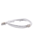 Patch Cord Cat6A 10G Blindado 1.0 Metro (3.28 Pies) Blanco
