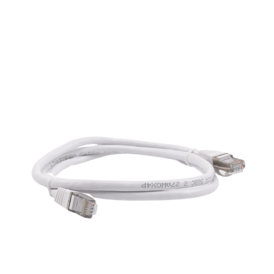 Patch Cord Cat6A 10G Blindado 1.0 Metro (3.28 Pies) Blanco