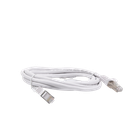 Patch Cord Cat6A 10G Blindado 2 Metros (6.56 Pies) Blanco