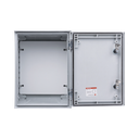 Gabinete de Poliéster IP65 Uso en Intemperie (300 x 400 x 200 mm) con Placa Trasera Interior de Plástico (Incluye Chapa y Llave).
