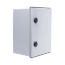 Gabinete de Poliéster IP65 Uso en Intemperie (300 x 400 x 200 mm) con Placa Trasera Interior de Plástico (Incluye Chapa y Llave).
