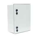 Gabinete de Poliéster IP65 Uso en Intemperie (400 x 500 x 200 mm) con Placa Trasera Interior de Plástico (Incluye Chapa y Llave).