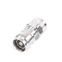 Adaptador en Línea de Conector 4.3-10 Hembra a N Macho, Bronce Blanco/ Plata/ Teflón.