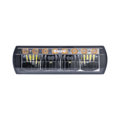 Luz LED de trabajo DOT, 12-24 V, con arnés de 10'