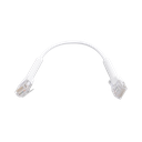 UniFi Ethernet Patch Cable Cat6 de 22 cm (8.66 pulgadas), Color Blanco