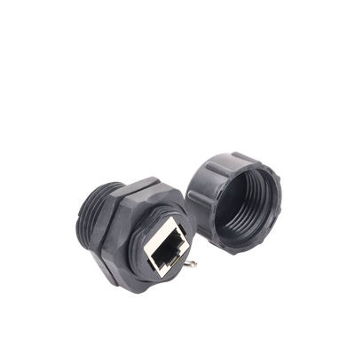 Acoplador Industrial RJ45-RJ45 Categoría 6 Blindado IP67 (Waterproof)