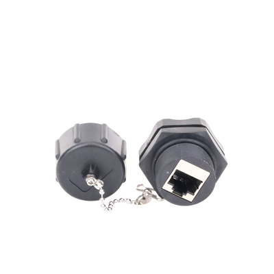 Acoplador Industrial RJ45-RJ45 Categoría 6 Blindado IP67 (Waterproof)
