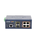 Switch Industrial Administrable Capa 2, 4 Puertos PoE 802.3af/at 10/100/1000T, 2 Puertos SFP 100/1000X