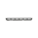 Panel de Parcheo Modular Mini-Com (Sin Conectores), Plano, Totalmente Blindado, de 24 Puertos, 1UR