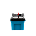Caja de herramientas de 24" con doble cerradura de metal (60 x 25 x 30 cm)