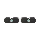 Kit de 2 Clips para Unión de Charolas Wyr-Grid de Panduit, Compatible con 8 y 12 in de Ancho, Color Negro