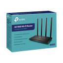 Router inalámbrico WiFi 5 ac / Wave 2 MU-MIMO 3x3 1900 Mbps / Doble Banda 2.4 y 5 GHz / 1 puerto WAN 10/100/1000 Mbps / 4 puertos LAN 10/100/1000 Mbps / Tecnología Smart Connect / Compatible con EasyMesh