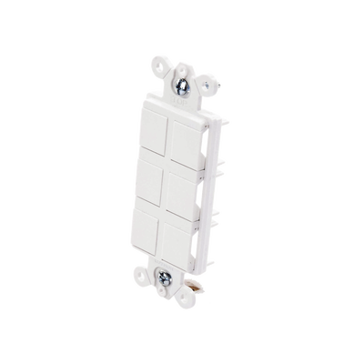 Caja de pared para contactos varios, 6 mini espacios.