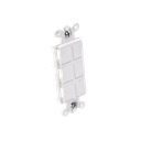 Caja de pared para contactos varios, 6 mini espacios.