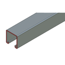 Herraje Cople Para Unicanal 4 X 4 cm de 4 Perforaciones.