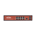 Switch Administrable de 8 puertos Gigabit Ethernet con PoE 802.3 af/at y 24V Pasivo + 2 SFP Gigabit, 150 W