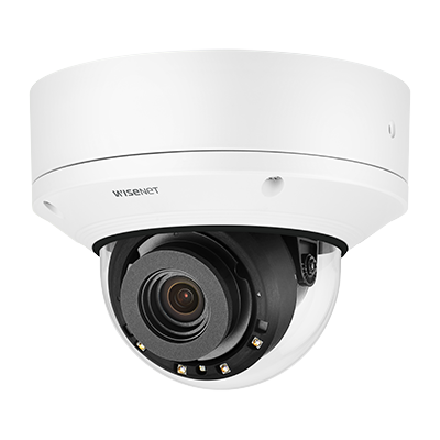 Cámara Domo 4K con IA / Lente Motorizado de 4.5 a 10mm / P-Iris, WDR 120dB / Ranura SD / Protección IP52 e IK10