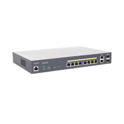 Switch PoE + Gigabit 130W de 8 puertos gestionado en la nube