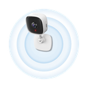 Cámara IP Wi-Fi para hogar, 2 megapixel, audio doble vía, visión nocturna, notificación Push, acepta memoria Micro SD de para grabación.
