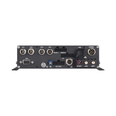 DVR Móvil 1080P / 4 Canales TURBO + 4 Canales IP / Soporta 4G / WiFi / GPS / Soporta HDD / Entrada y Salida de Alarmas / Salida de Vídeo