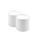 Kit 2 Routers Inalámbricos MESH Interior para Hogar / Doble Banda Wi-Fi 6 AX1800 Mbps / 2 Puerto Gigabit WAN/LAN / 2 Antenas Internas / Administración Mediante la App Deco (iOS, Android) / Protección HomeShield