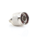Conector N Macho para 75 Ohm de Anillo Plegable para Cable RG-59, Niquel/Oro/Teflón