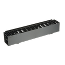 Organizador de Cables Horizontal NetManager, Sencillo (Solo Frontal), Para Rack de 19in, 2UR