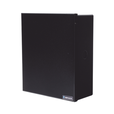 Gabinete para Fuente Línea PRO y SYSRMTXT, con preparación para instalar panel SP400 o serie runner.