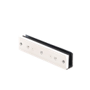 Montaje en "U" para Puertas de Vidrio /1/2" de Grosor/  Uso con chapas de 600 y 750 lbs / Ajuste por Opresores