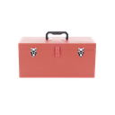 Caja de herramientas metálica con soble cerradura de 51 x 21.5 x 24cm.