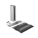 Montaje "U" para Puertas de Vidrio/ 3/4" de Grosor/ Para Chapas Magnéticas de 1200 lbs./ Ajuste por Opresores