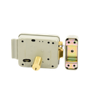 Cerradura Eléctrica con Botón de Salida / Incluye Llave  / Exterior / Izquierda
