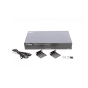 (SOLO RECEPTOR) TRANSCEPTOR ACTIVO DE 16 CANALES / VIDEO+PODER en un solo Cable UTP / 150 metros en 4K, 200 metros en 5 MP/ Envía 36 Vcc y Recibe 12 Vcc / TODO INCLUIDO PARA RACK / HD-TVI/CVI/AHD/CVBS / SIN RUIDO / INSTALACIÓN LIMPIA.