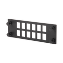 Placa Para 12 Adaptadores de Fibra Óptica, Uso con Gabinetes FPONE3 y FPONE4