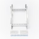 Curva Vertical Interior de Aluminio de 90° Perfil Z / Peralte 3 1/4" / Ancho 9" / Radio 8" / Incluye Tornillería (CHVI90EZ314R8X9AK)