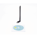 Adaptador  USB inalámbrico doble banda AC 600 Mbps, antena de alta ganancia.