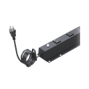 PDU Vertical de 10 Contactos (NEMA 5-15R). Volt. Ent./Sal.: 120Vca/15A compatible con Racks EIRL y EIQR.