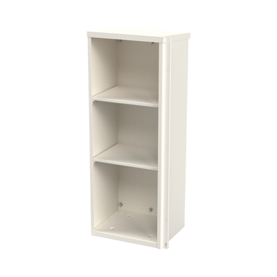 Gabinete Acero Galv. para 3 Bat. PL110D12. Puerta Ventilada. Acc. de piso o poste No incluidos (400 x 1060 x 300mm).