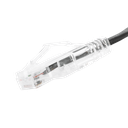 Cable de Parcheo Slim UTP Cat6 - 20 cm (7.87 Pulgadas) Negro Diámetro Reducido (28 AWG)