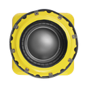 Subwoofer subterráneo de 10 in | 200 Watts | 4 Ohms | Amarillo